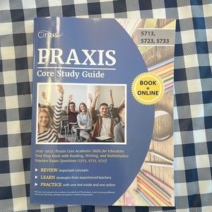 Praxis core study guide textbook (5713, 5723, 5733)